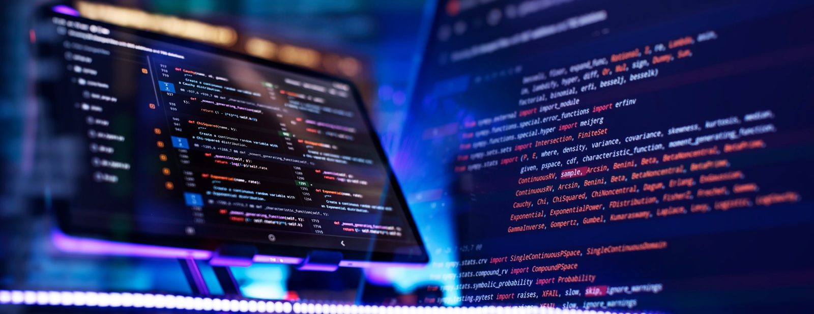 画面に表示されたプログラムのコード